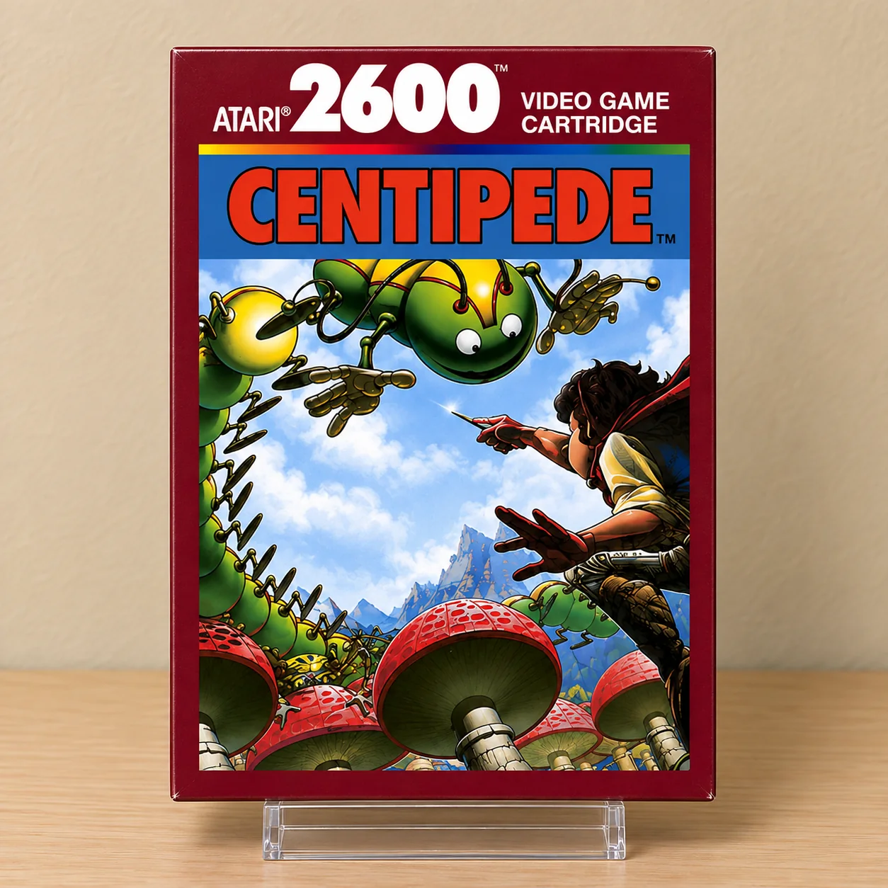 Caja repro Centipede Atari 2600