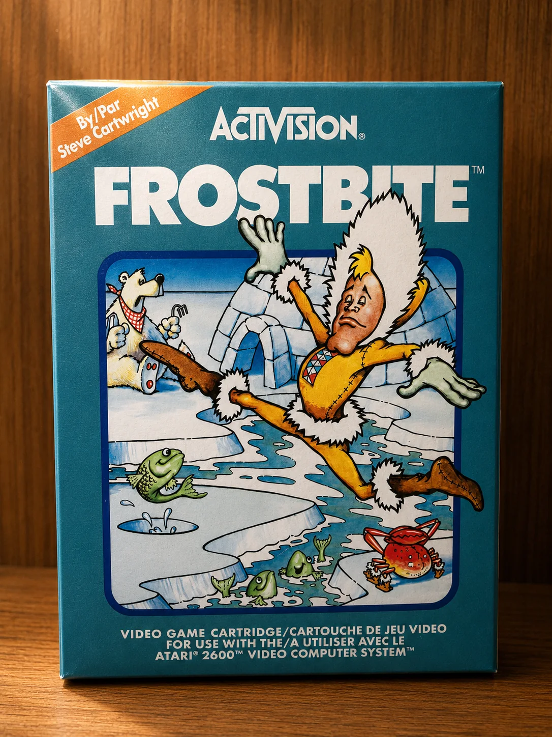 Caja repro Frostbite Atari 2600 frontal