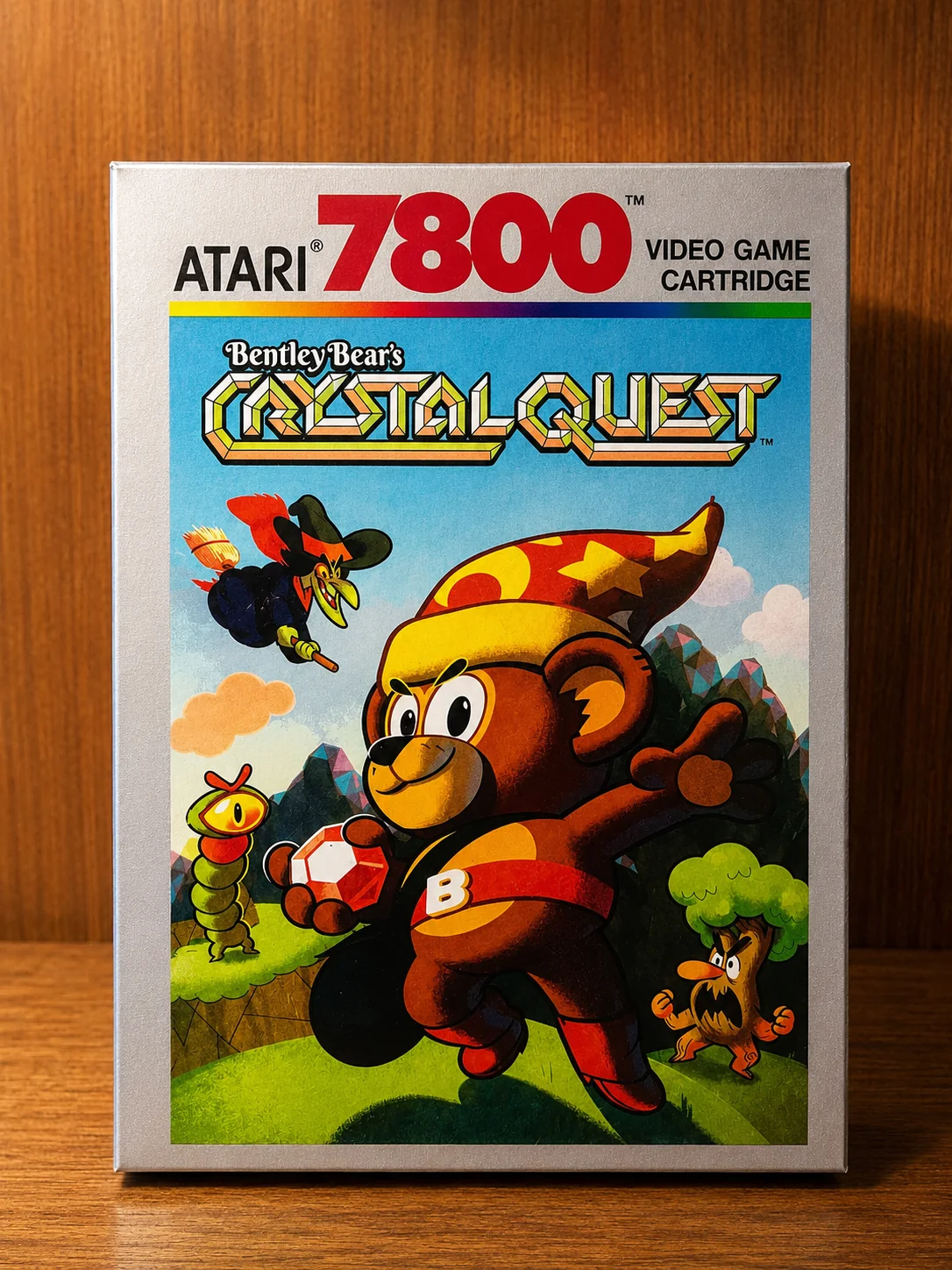 Caja Crystal Quest Atari 7800