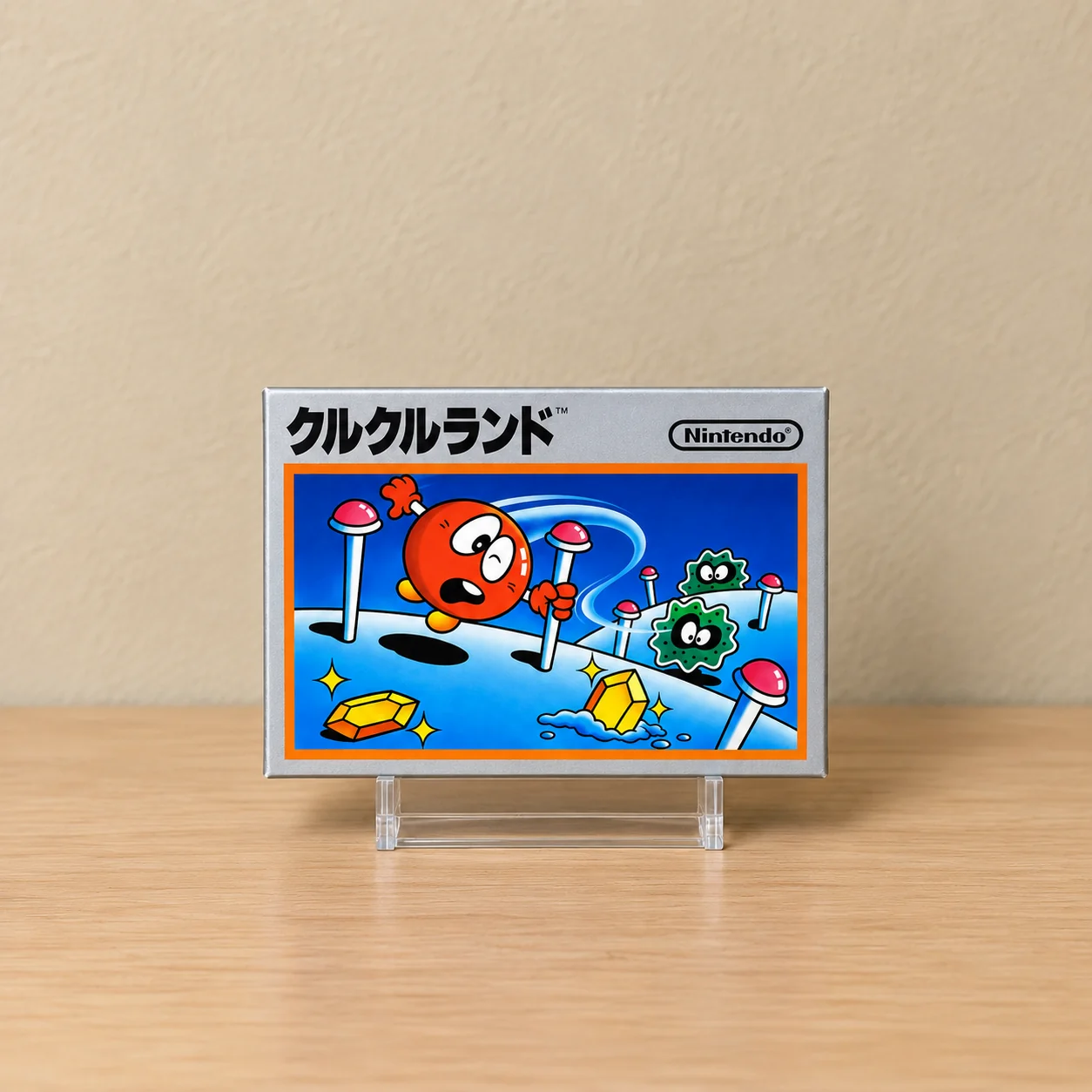 Caja repro Clu Clu Land Famicom Japón