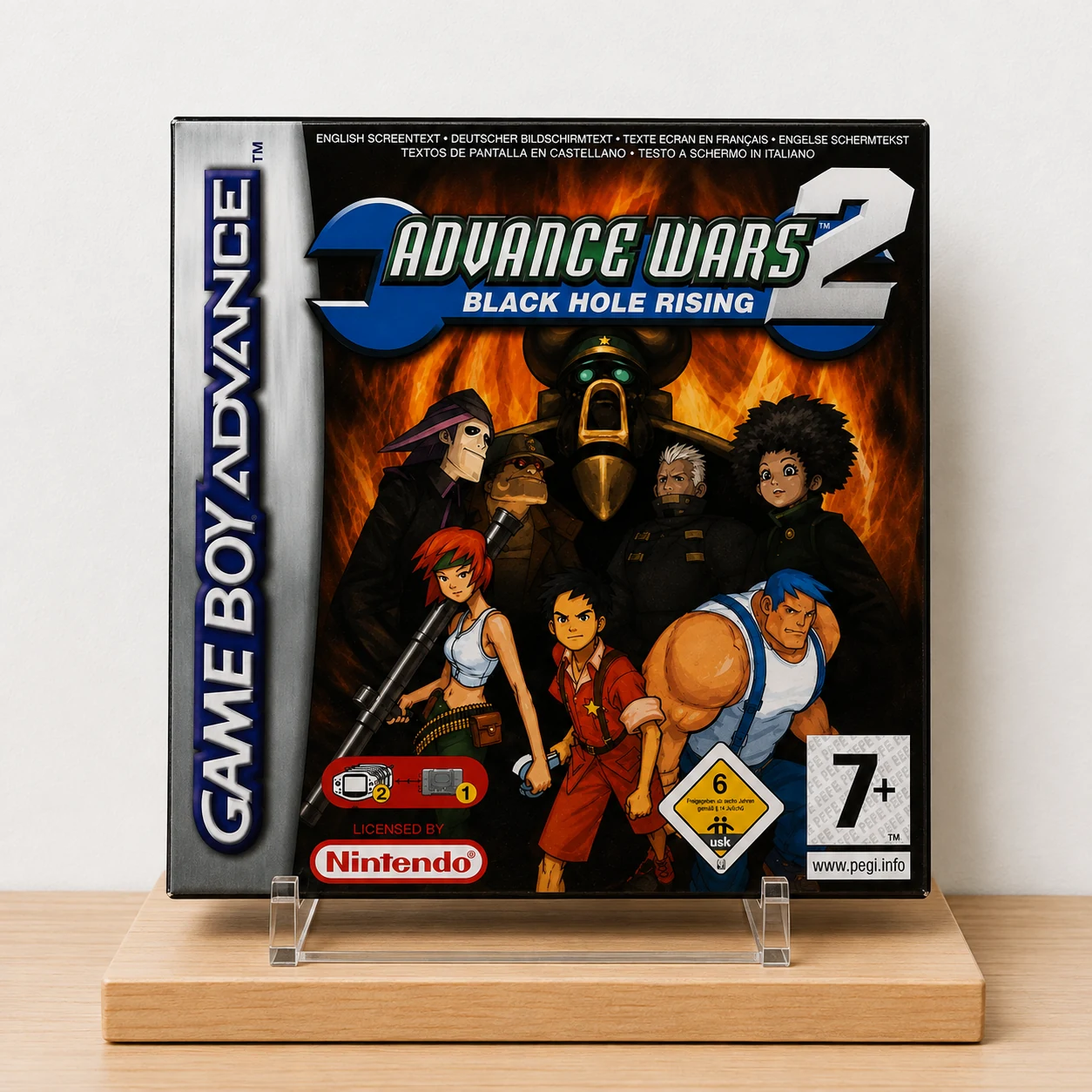 Caja repro Advance Wars 2 Black Hole Rising GBA PAL España