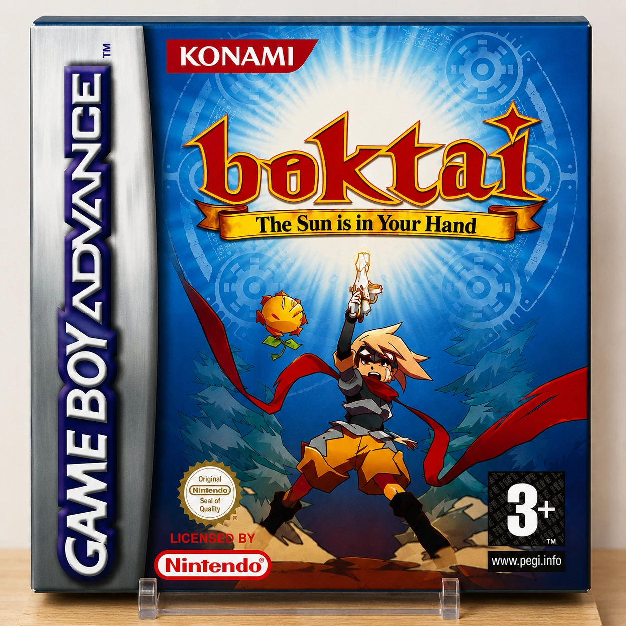 Caja repro Boktai The Sun Is in Your Hand GBA