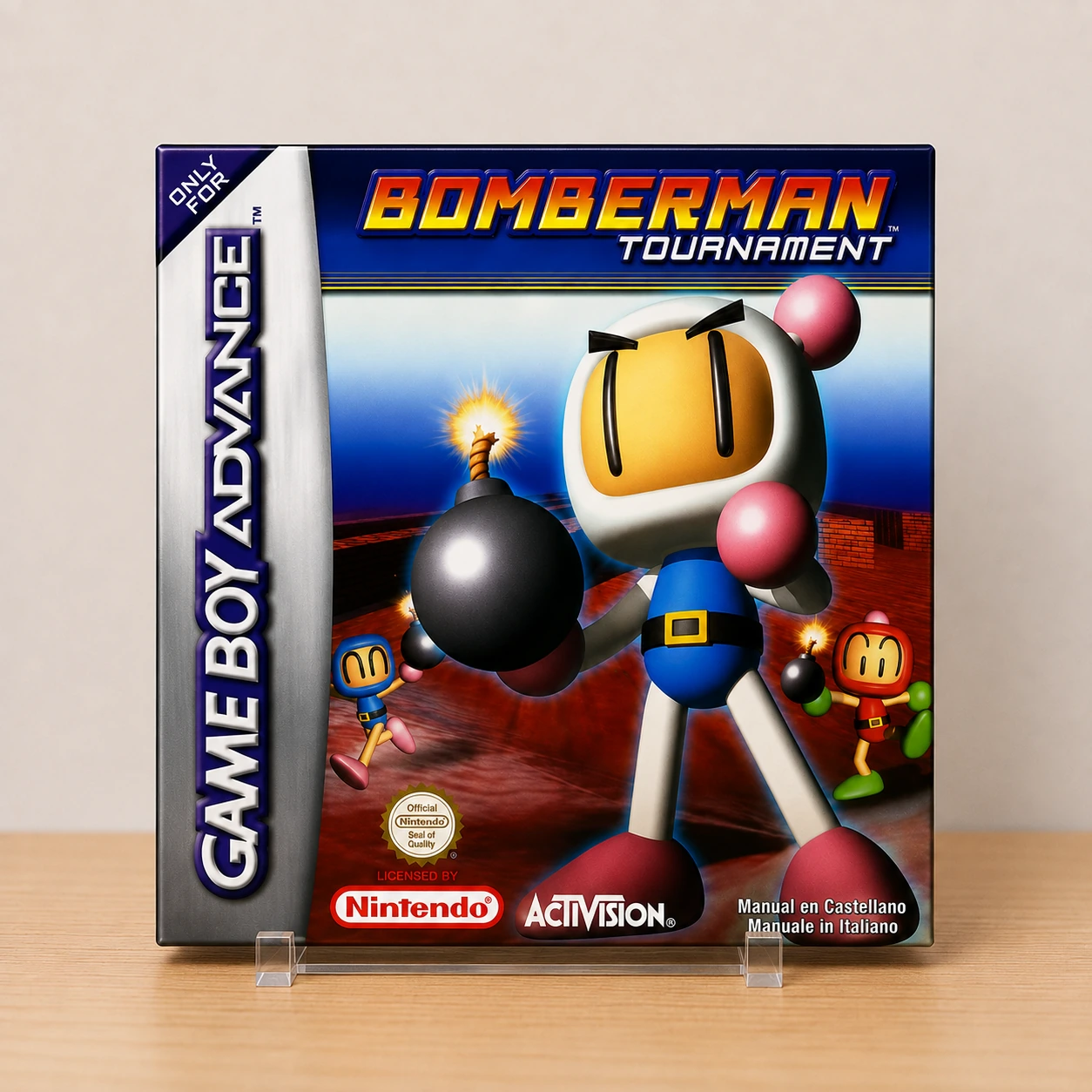 Caja repro Bomberman Tournament GBA