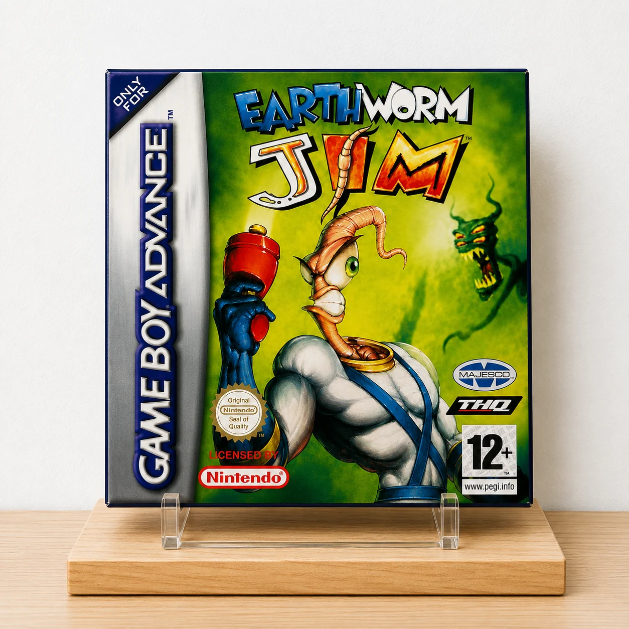 Caja repro Earthworm Jim GBA PAL Europa