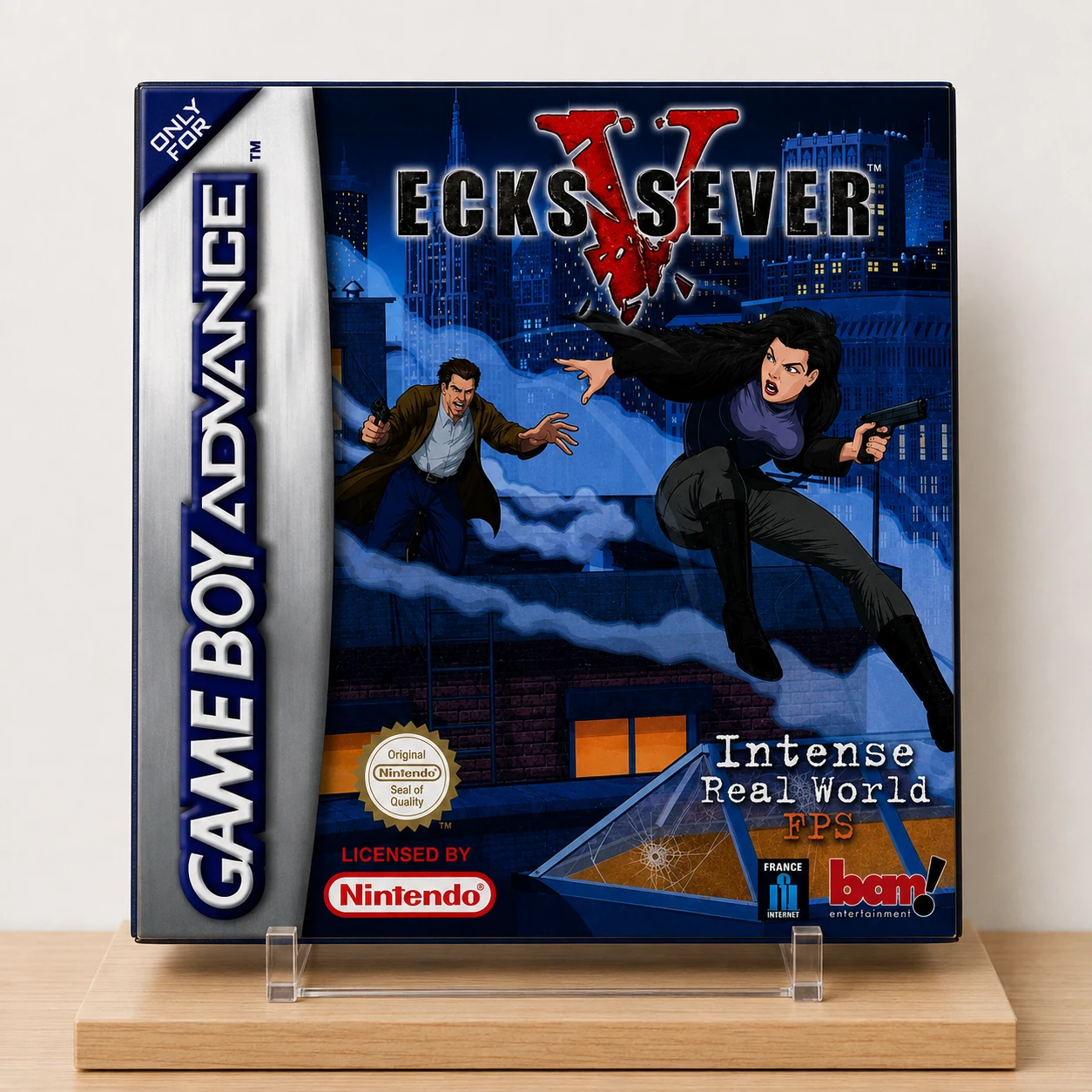 Caja repro Ecks vs Sever GBA PAL España