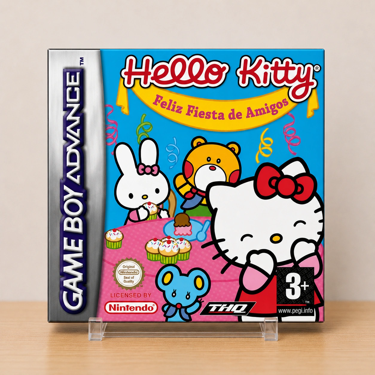 Caja repro Hello Kitty Feliz Fiesta de Amigos GBA