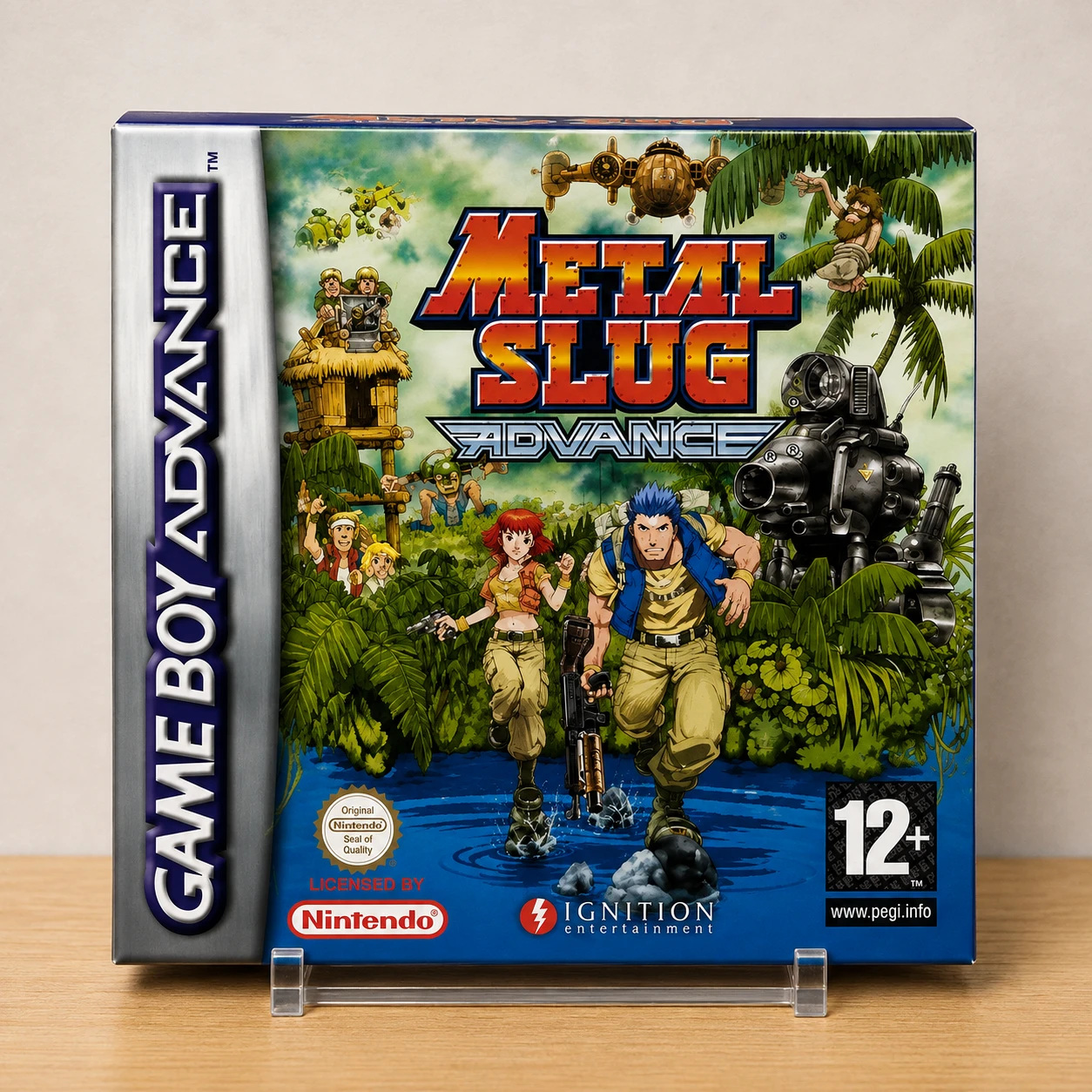 Caja repro Metal Slug Advance GBA