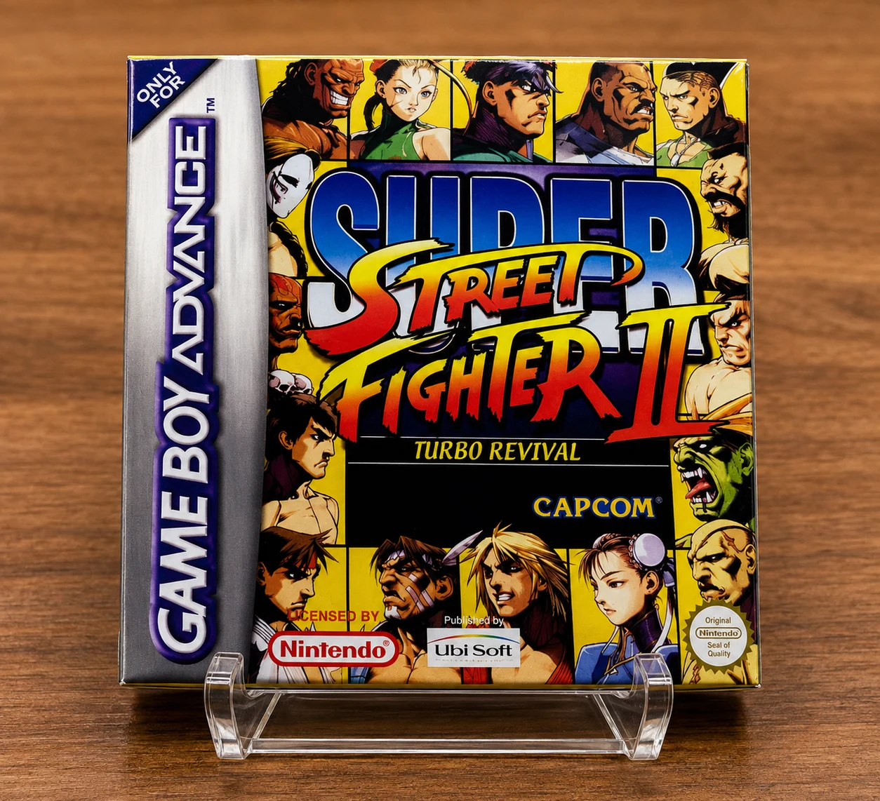 Caja repro Super Street Fighter II Turbo Revival GBA