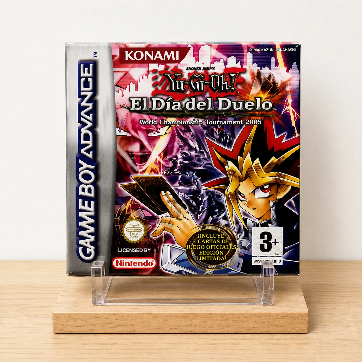 Caja repro Yu-Gi-Oh! El Día del Duelo WCT 2005 GBA