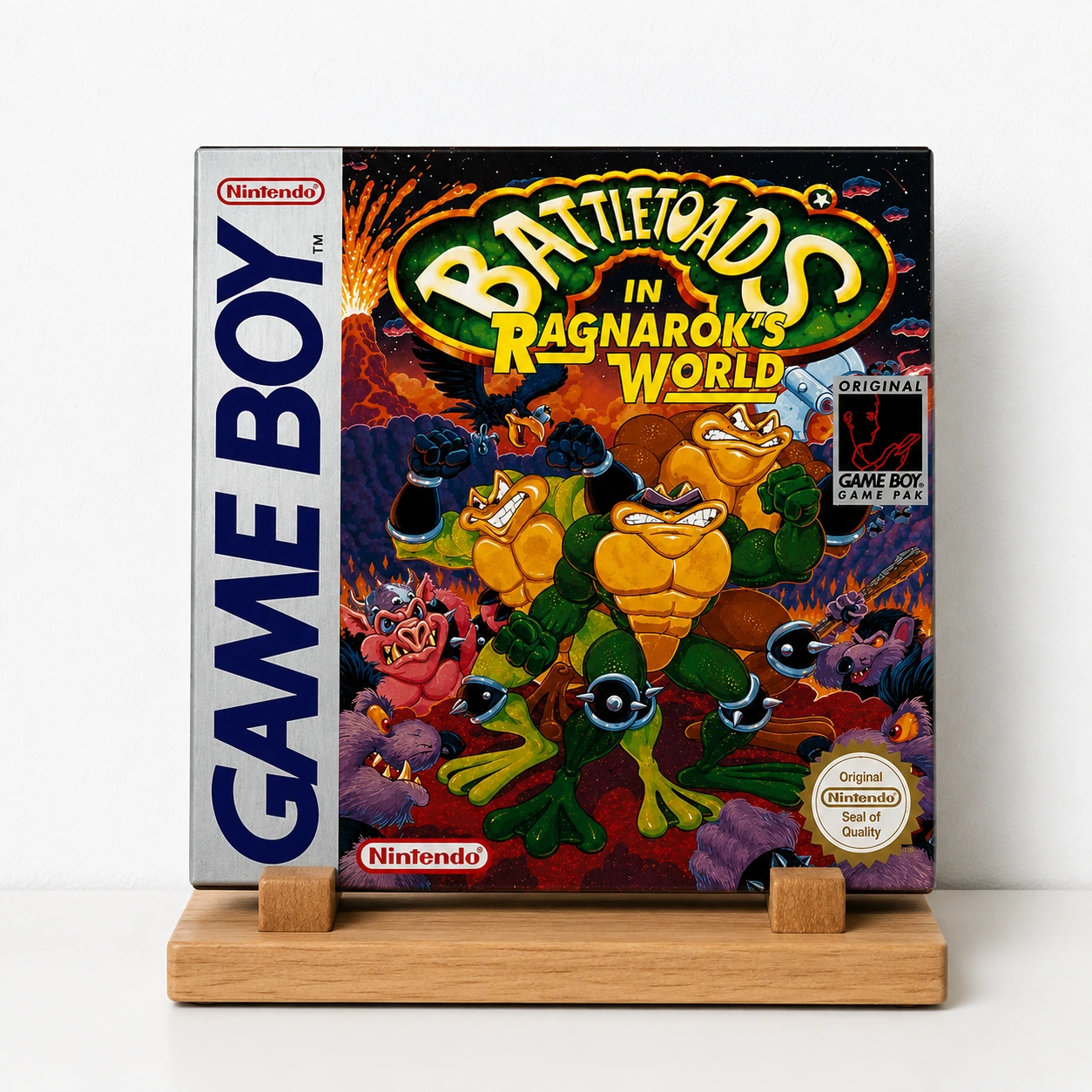 Caja repro Battletoads in Ragnarok's World Game Boy