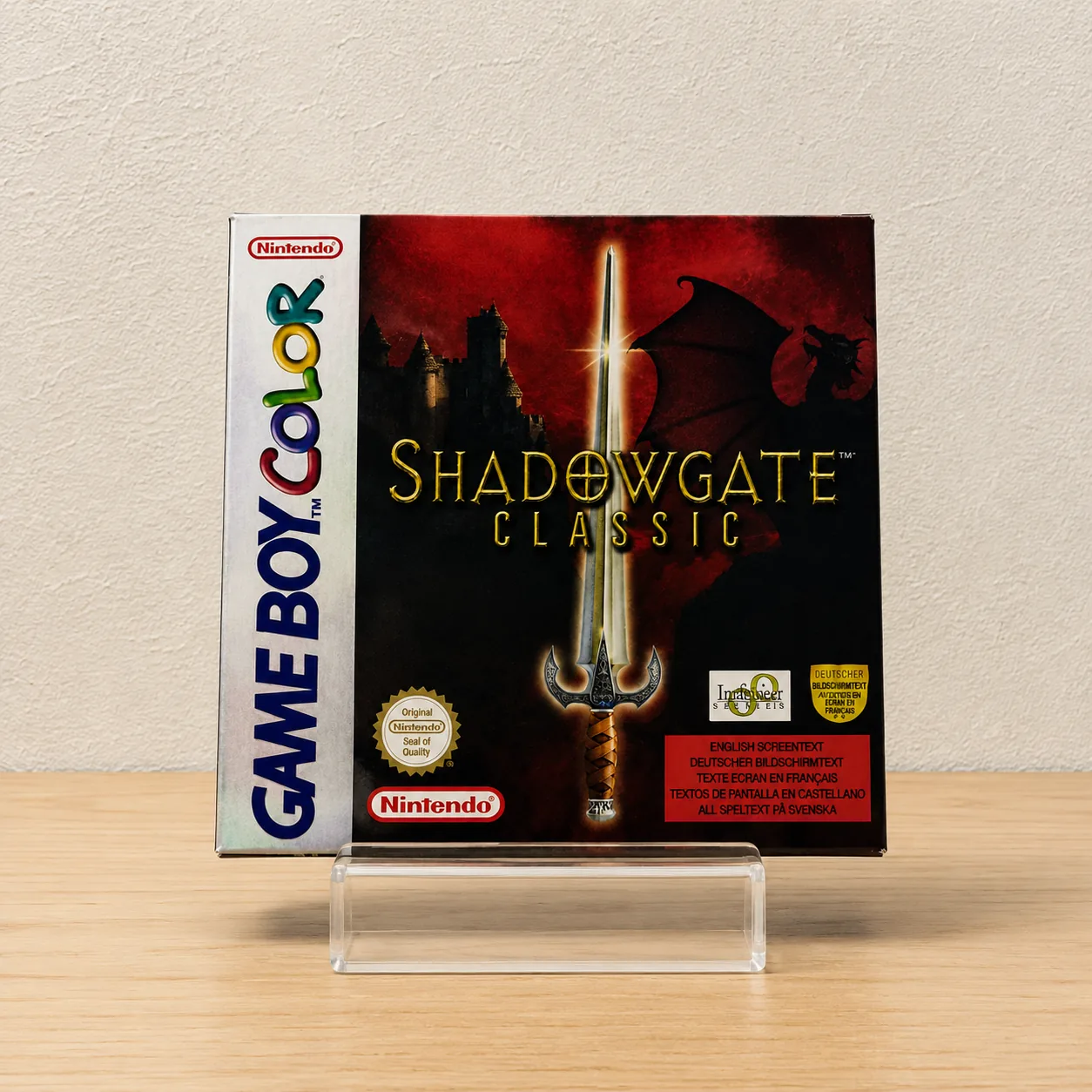 Caja Shadowgate Classic Game Boy Color