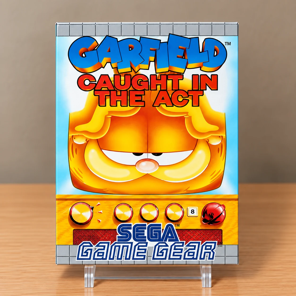 Caja repro Garfield: Caught in the Act Game Gear PAL Europa