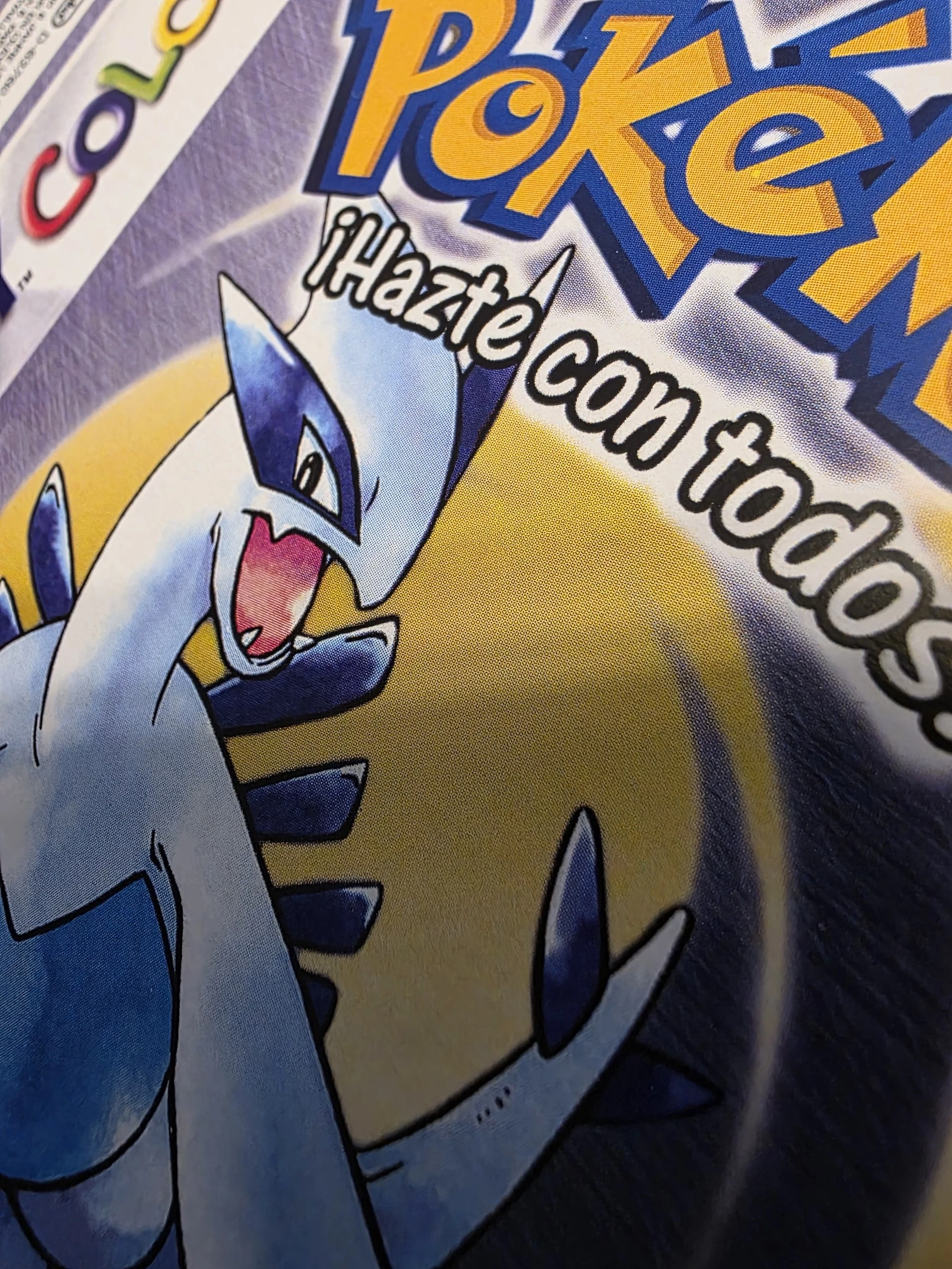 Portada de Pokémon Plata y detalle de Lugia
