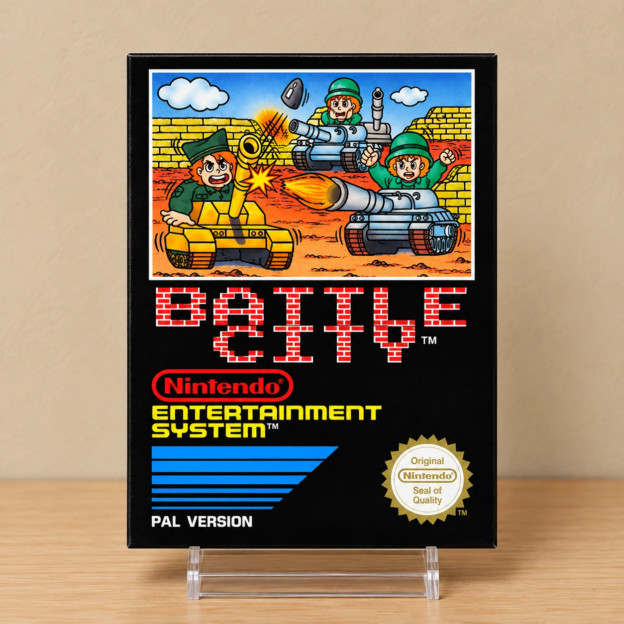 Caja repro Battle City NES PAL
