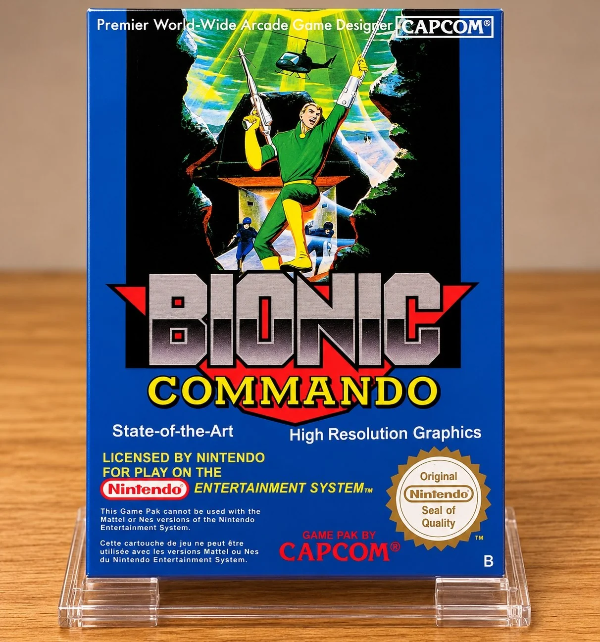 Caja Bionic Commando NES