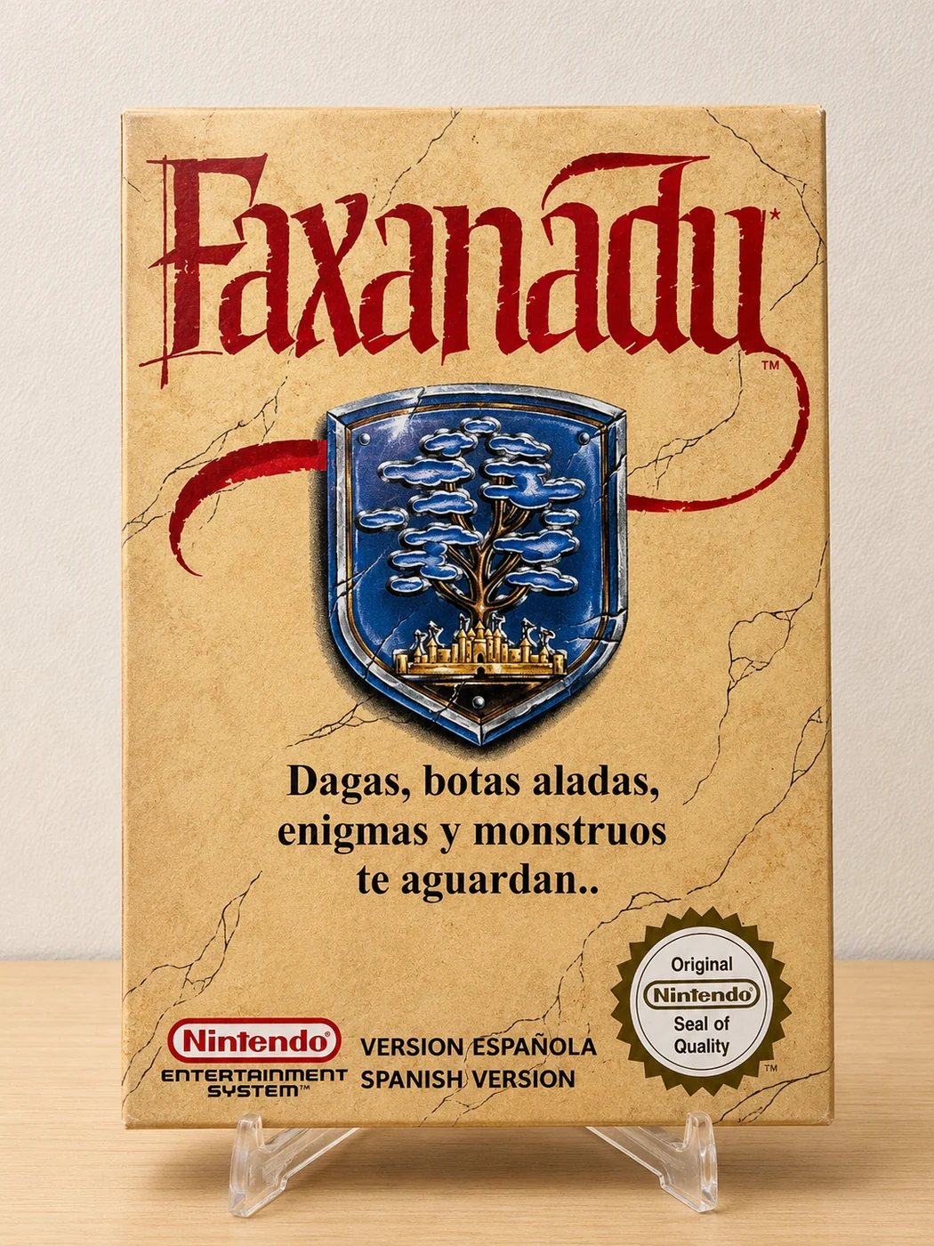 Caja Faxanadu NES