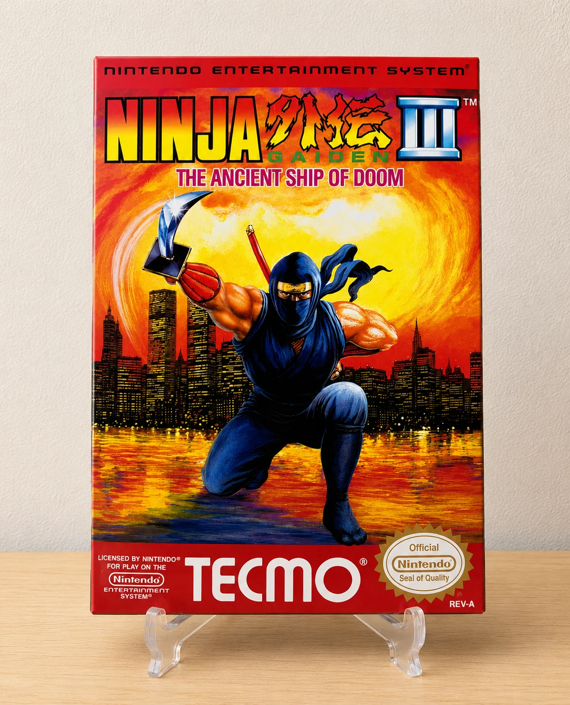 Caja Ninja Gaiden III NES