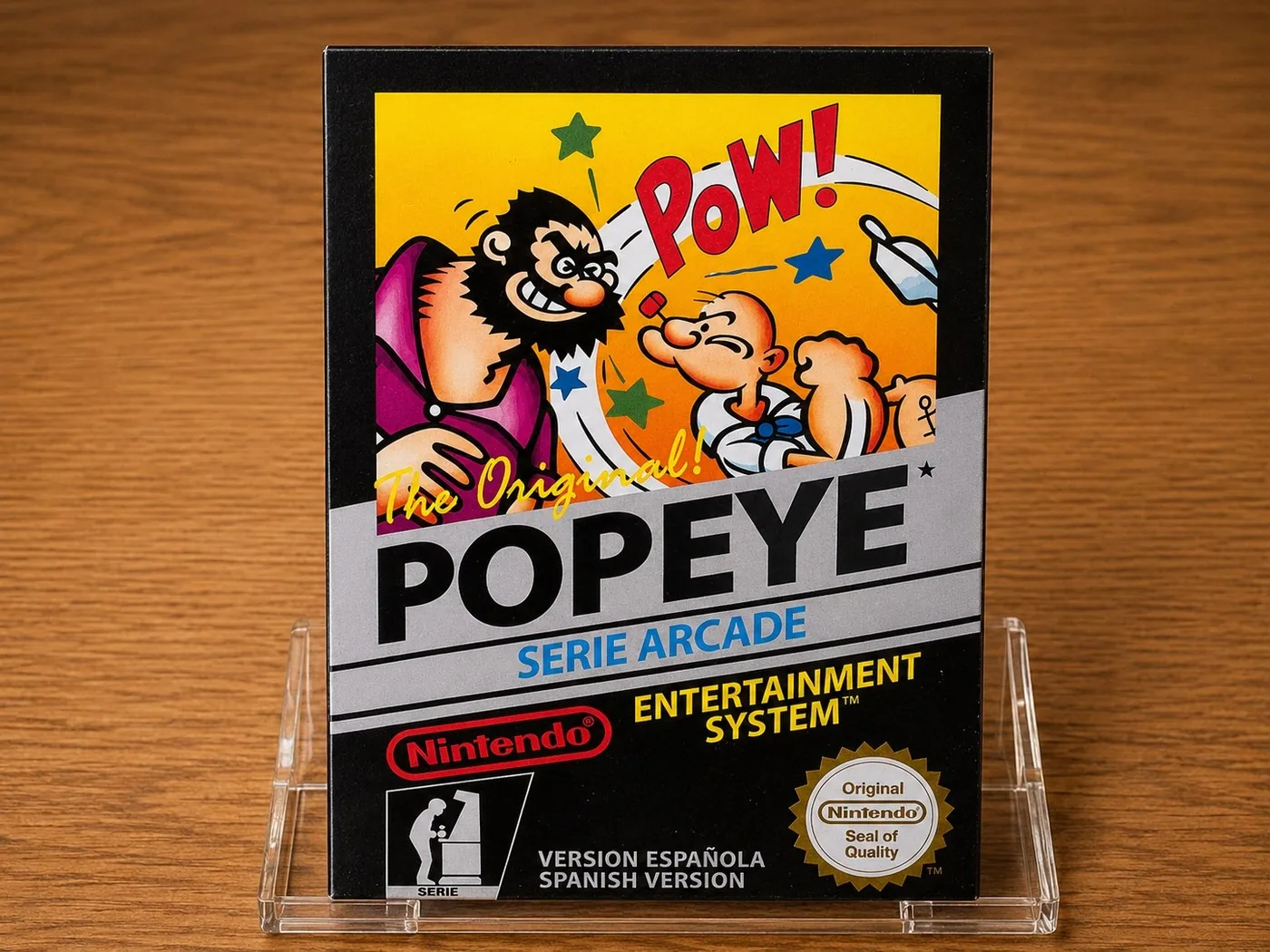 Caja Popeye NES