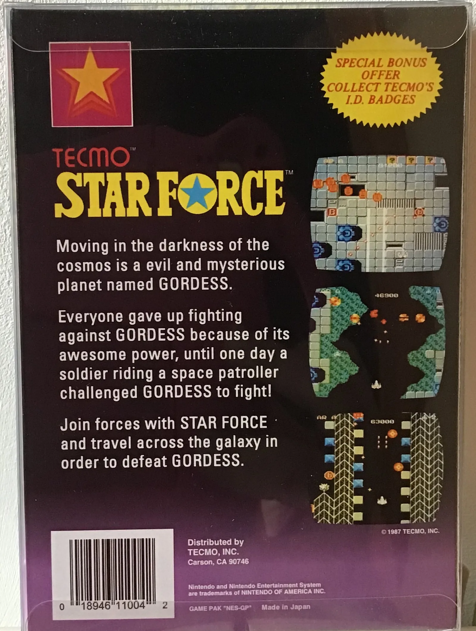Caja repro Star Force Nes Nintendo Entertainment System PAL España detalle 2