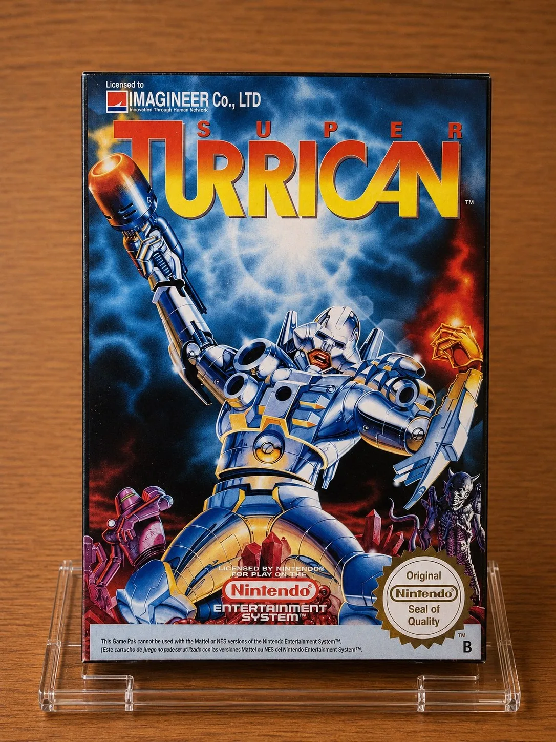 Caja Super Turrican NES