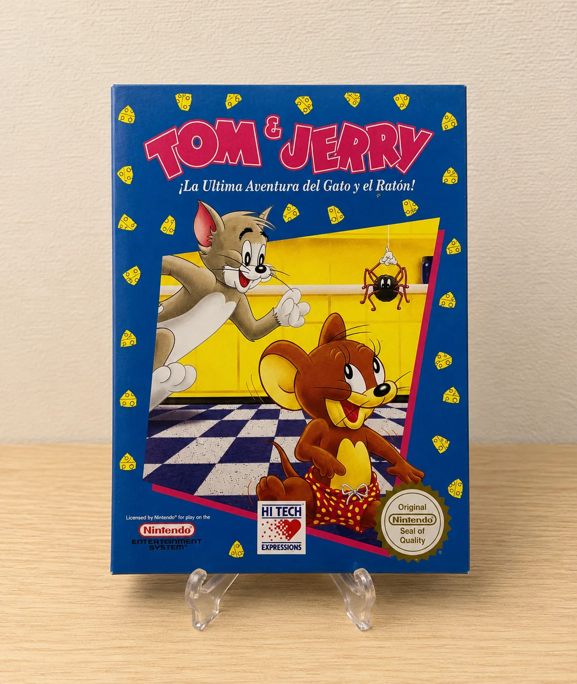 Caja repro Tom & Jerry NES frontal