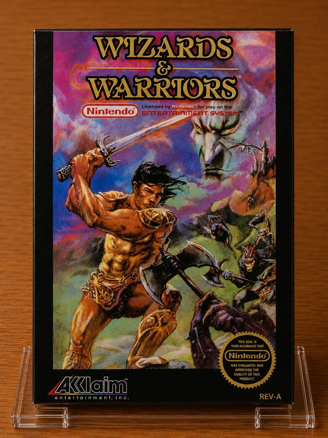 Caja Wizards & Warriors NES