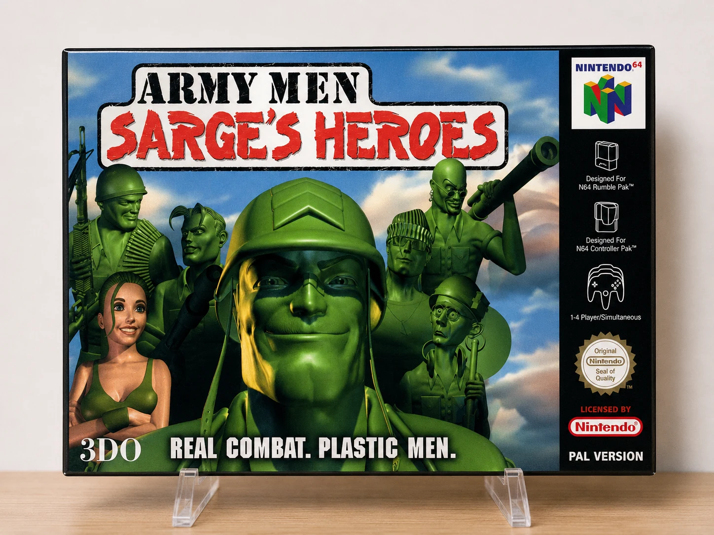 Caja Army Men Sarge’s Heroes Nintendo 64 PAL España