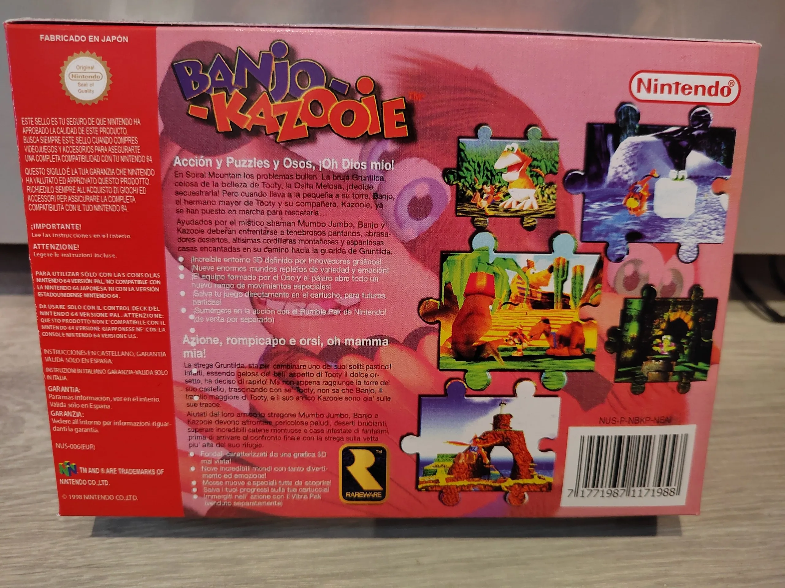 Caja Banjo-Kazooie Nintendo 64 miniatura 2