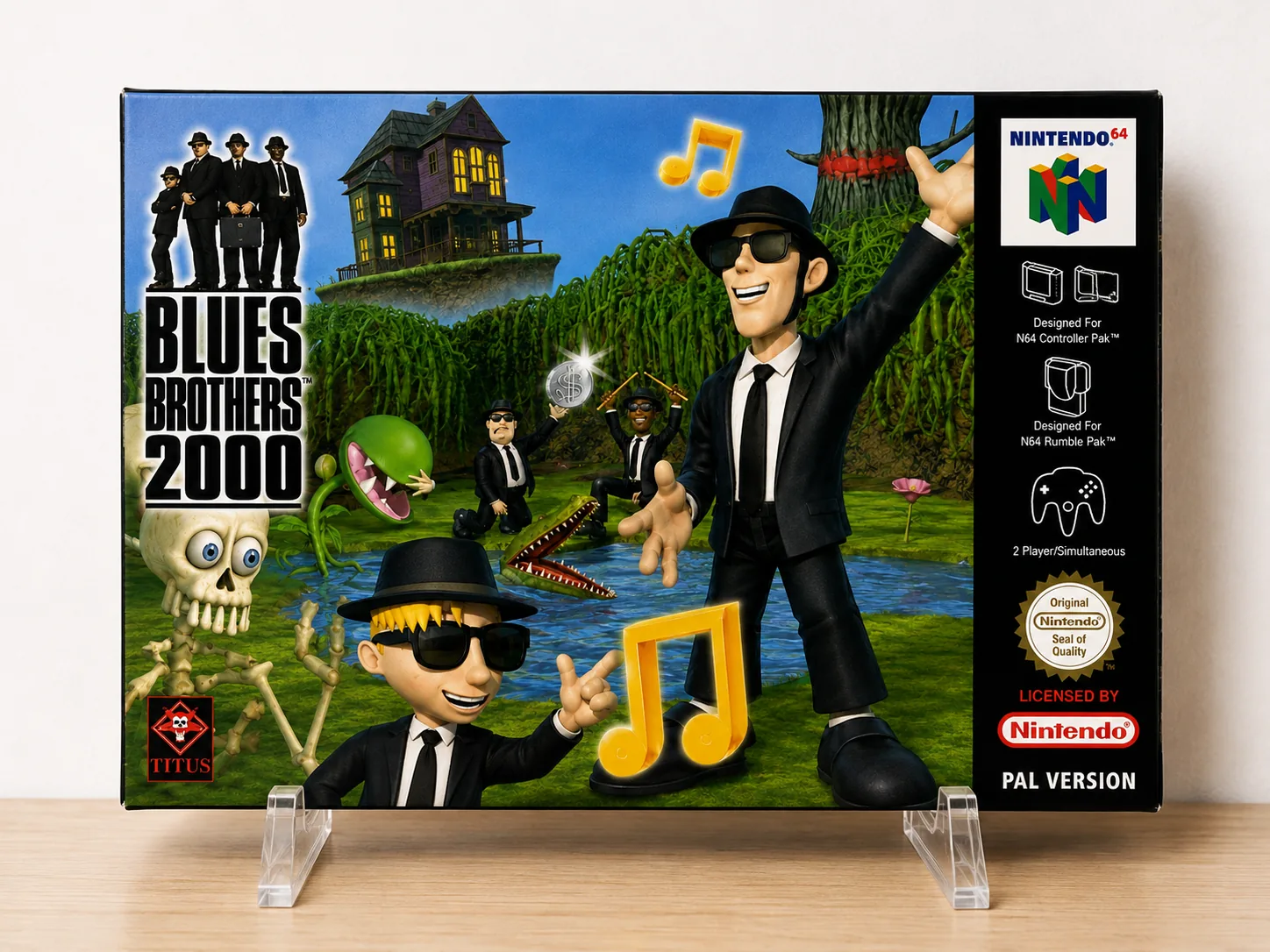 Caja Blues Brothers 2000 Nintendo 64 PAL Espana