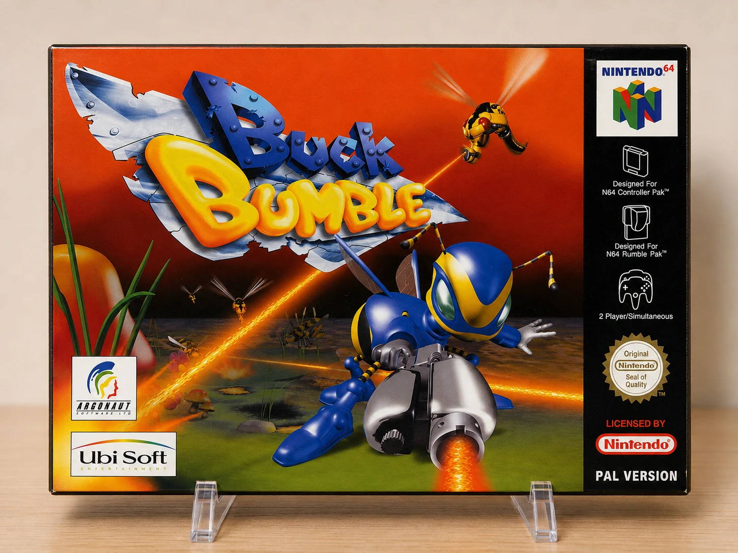 Caja Buck Bumble Nintendo 64 PAL Espana