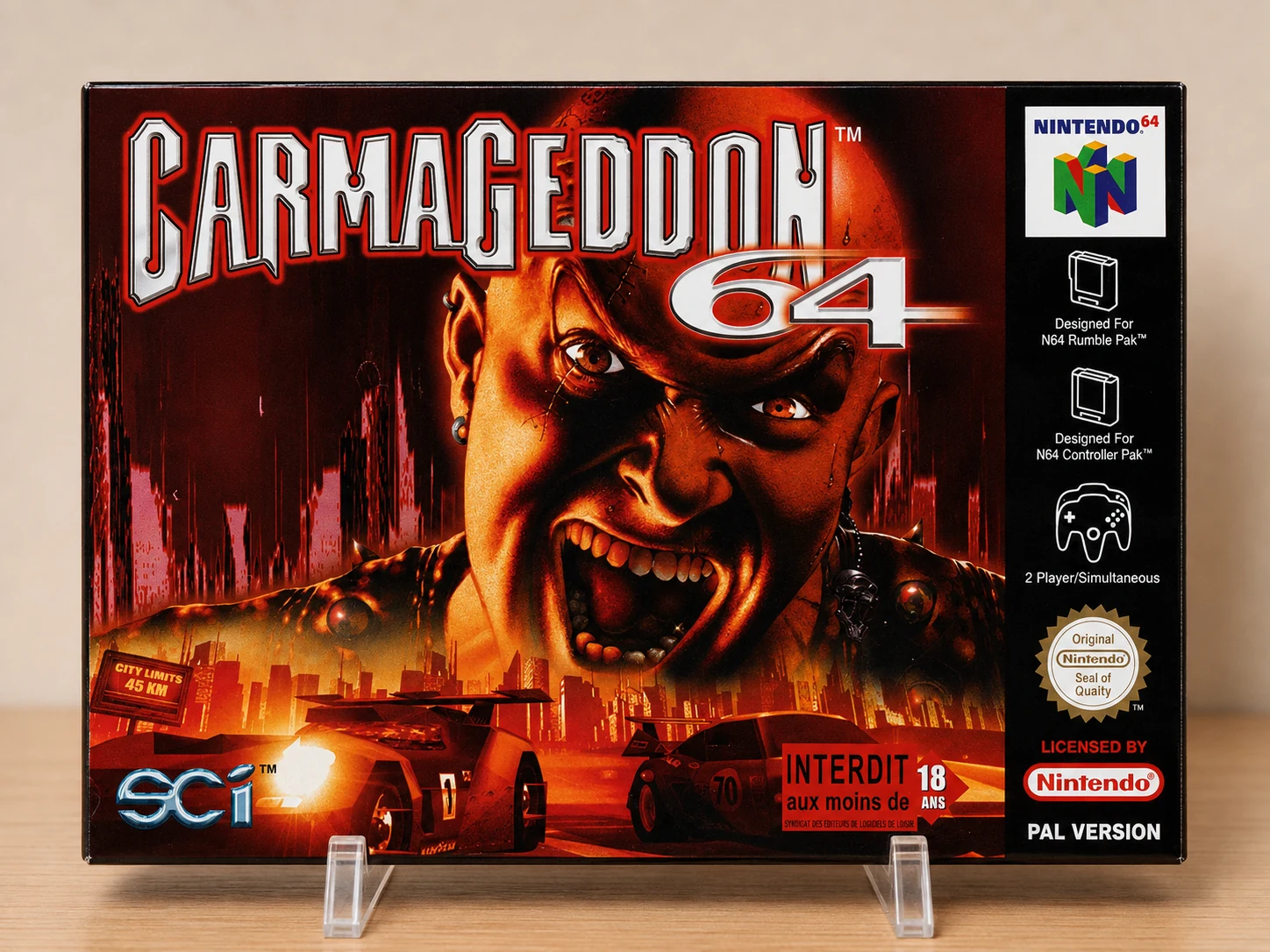 Caja Carmageddon 64 Nintendo 64 PAL España
