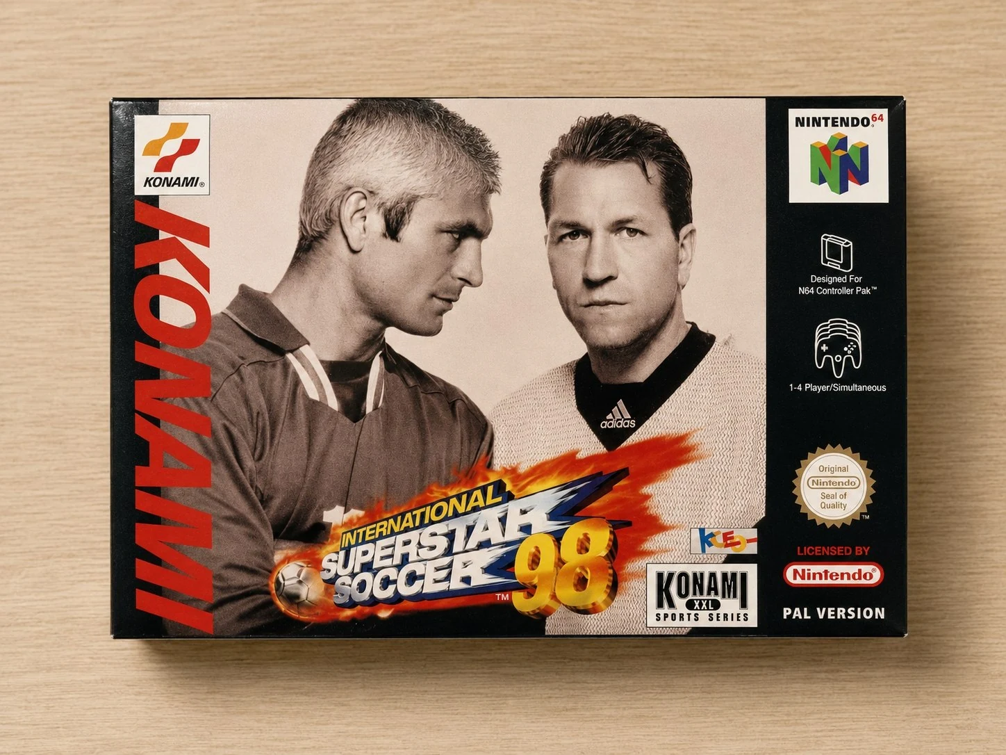 Caja International Superstar Soccer 98 Nintendo 64