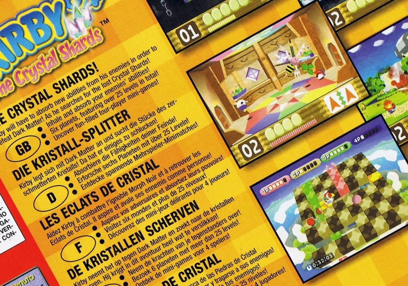 Caja Kirby 64 The Crystal Shards Nintendo 64 PAL España miniatura 2