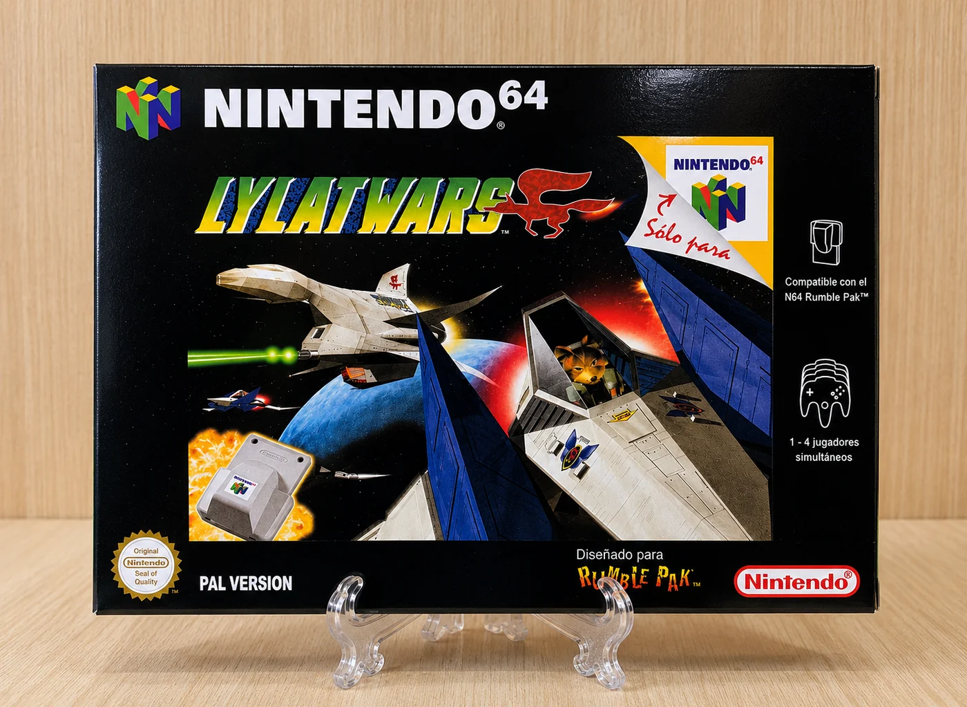 Caja Lylat Wars Nintendo 64