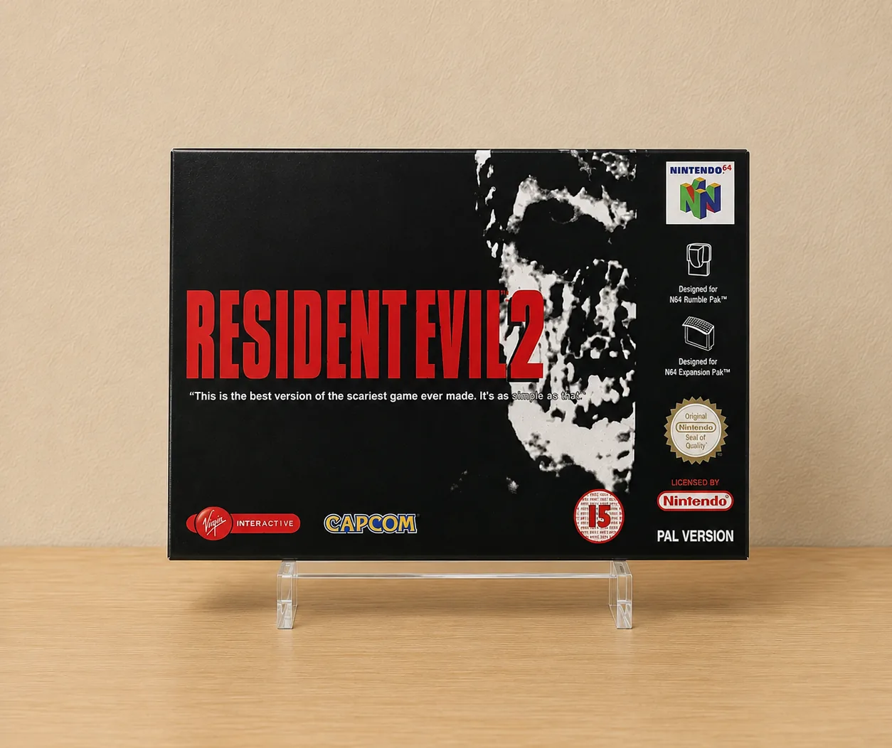 Caja Resident Evil 2 Nintendo 64