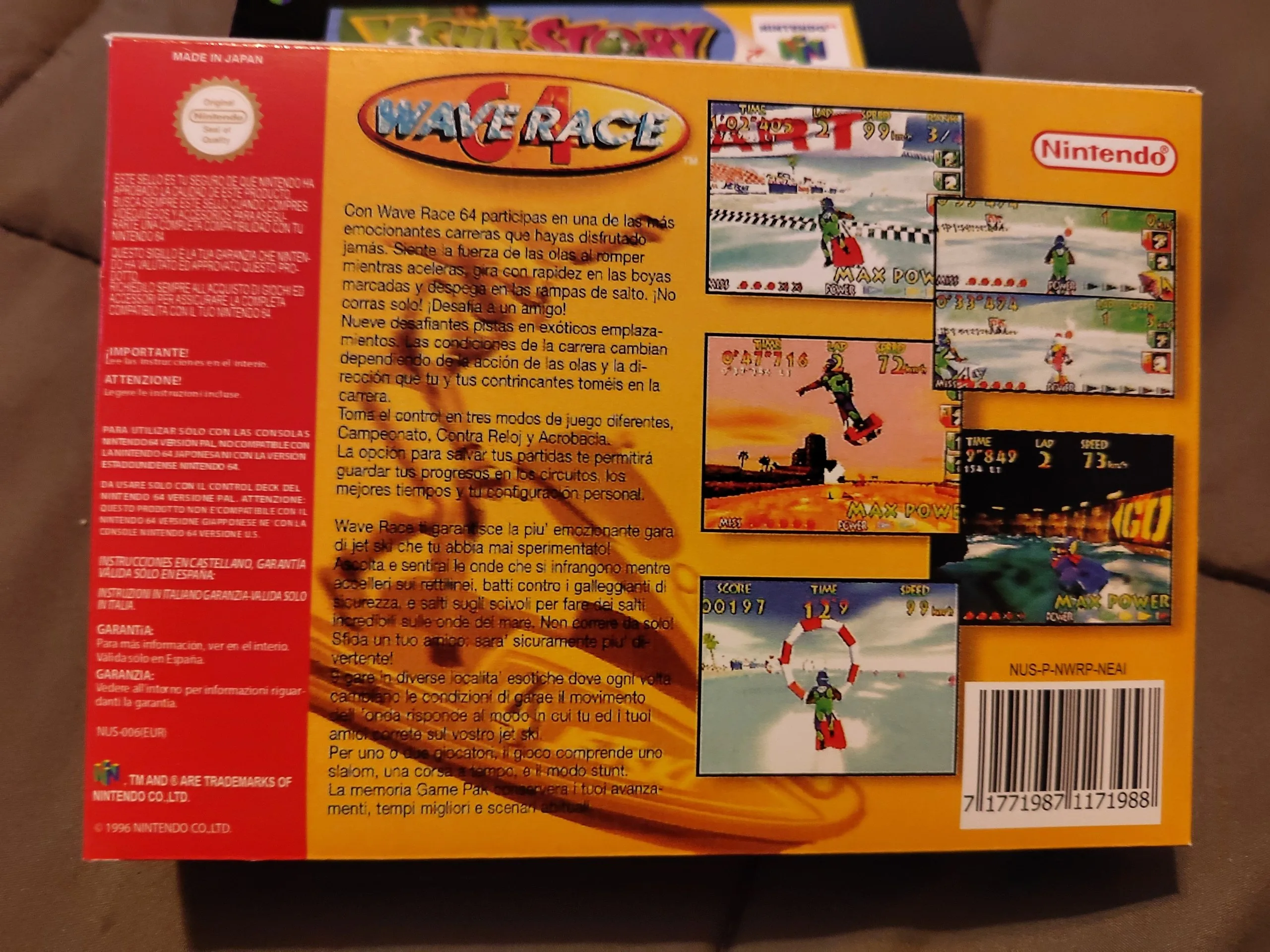 Caja Wave Race 64 Nintendo 64 miniatura 2