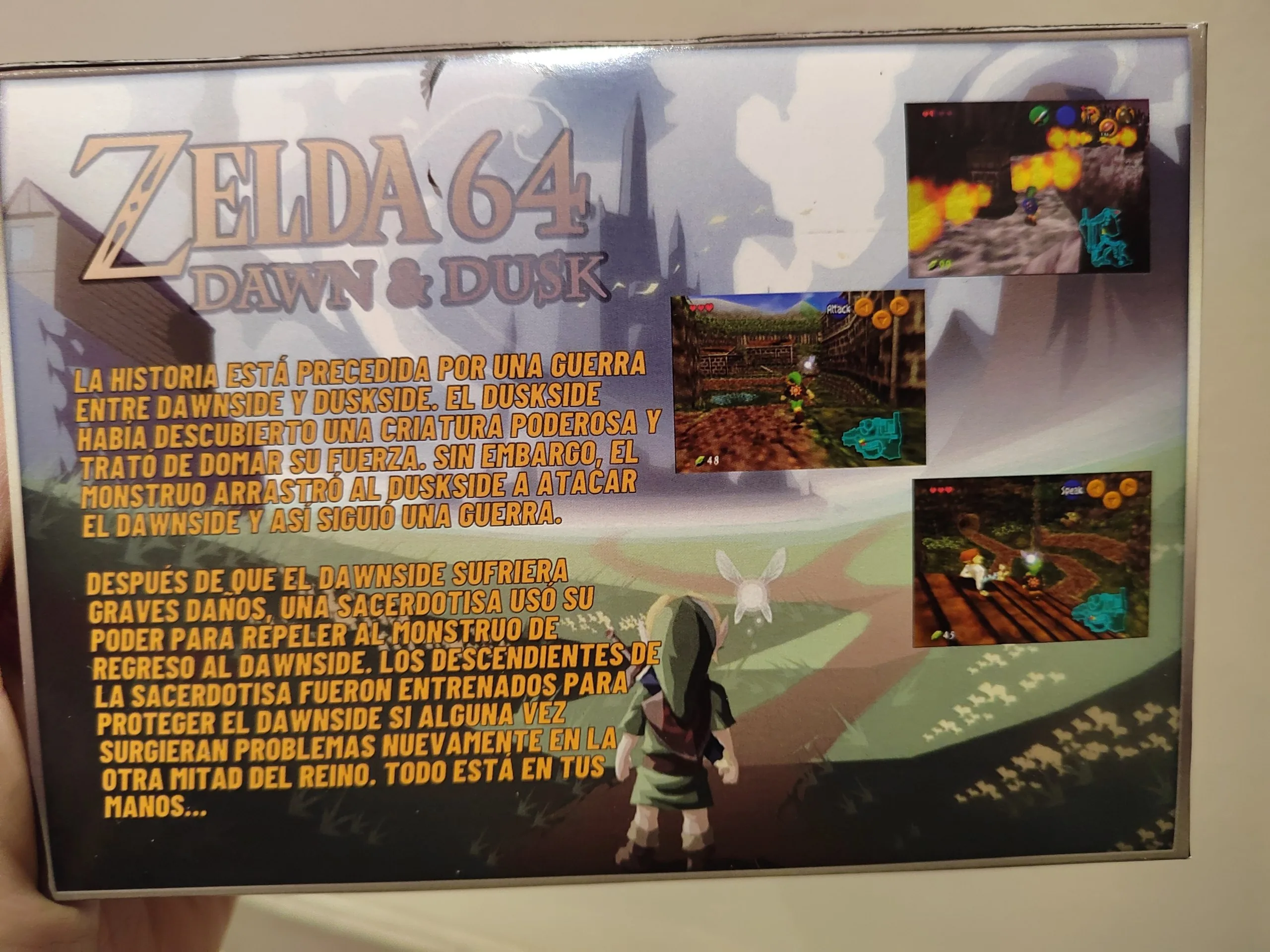 Caja Zelda 64 Dawn & Dusk N64 miniatura 2
