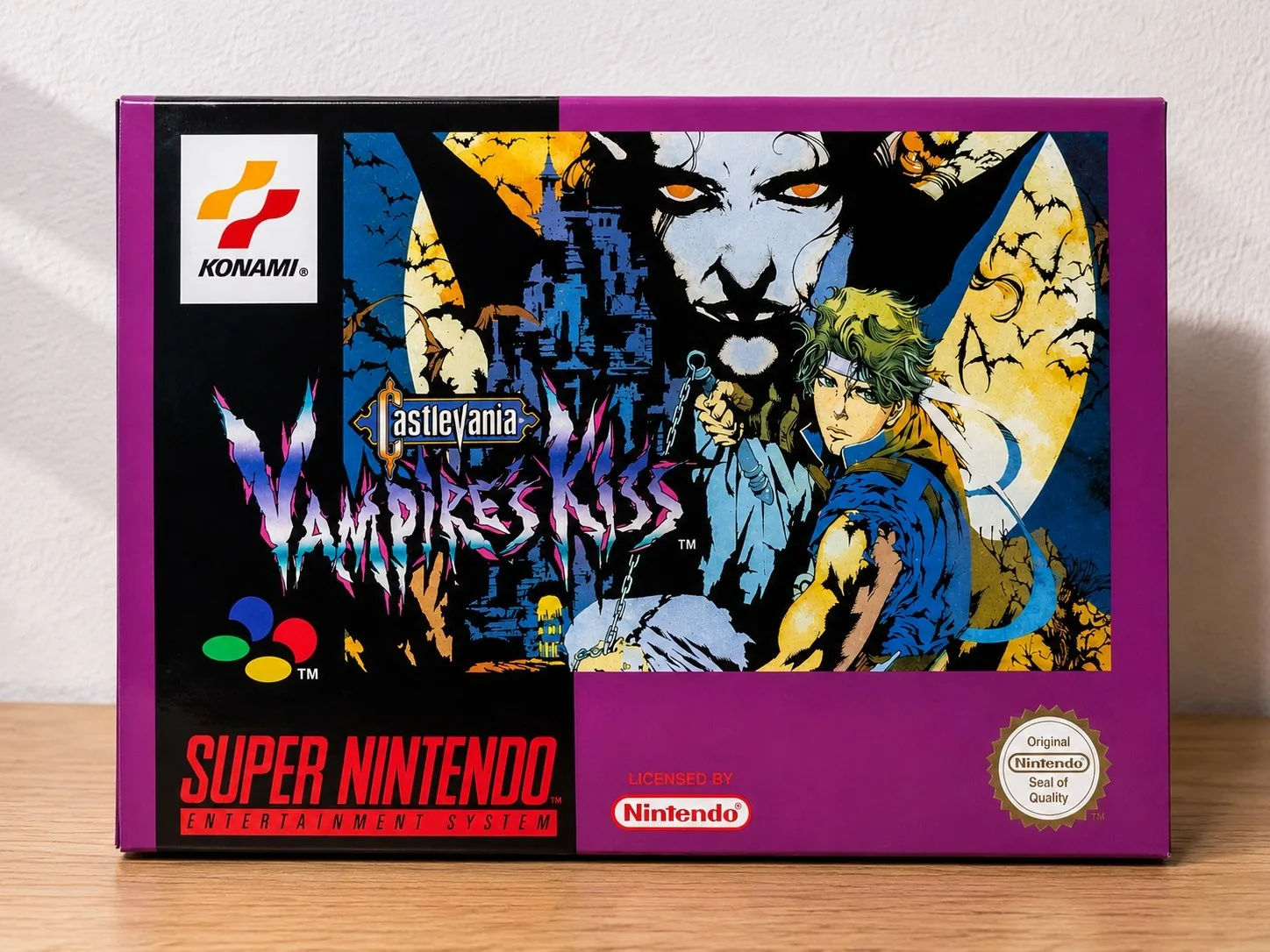 Caja Castlevania Vampire's Kiss SNES