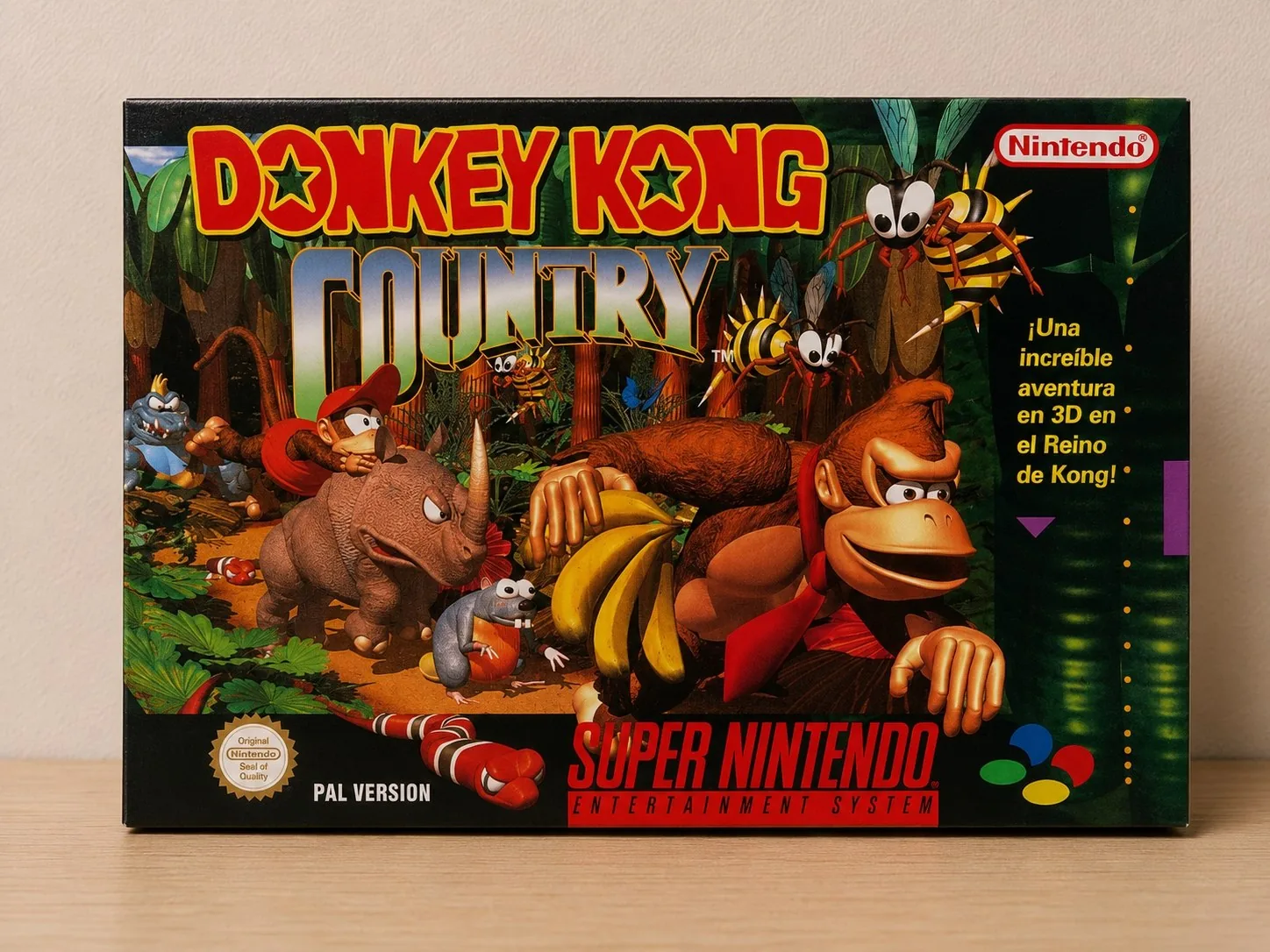Caja Donkey Kong Country SNES miniatura 2