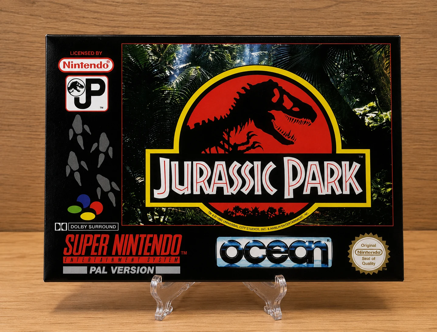 Caja Jurassic Park SNES