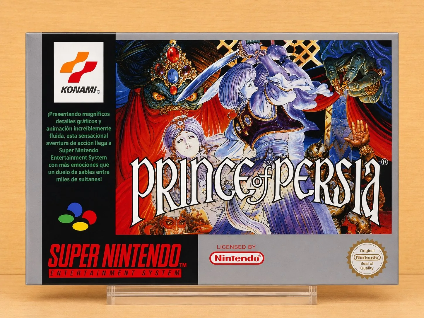 Caja Prince of Persia SNES