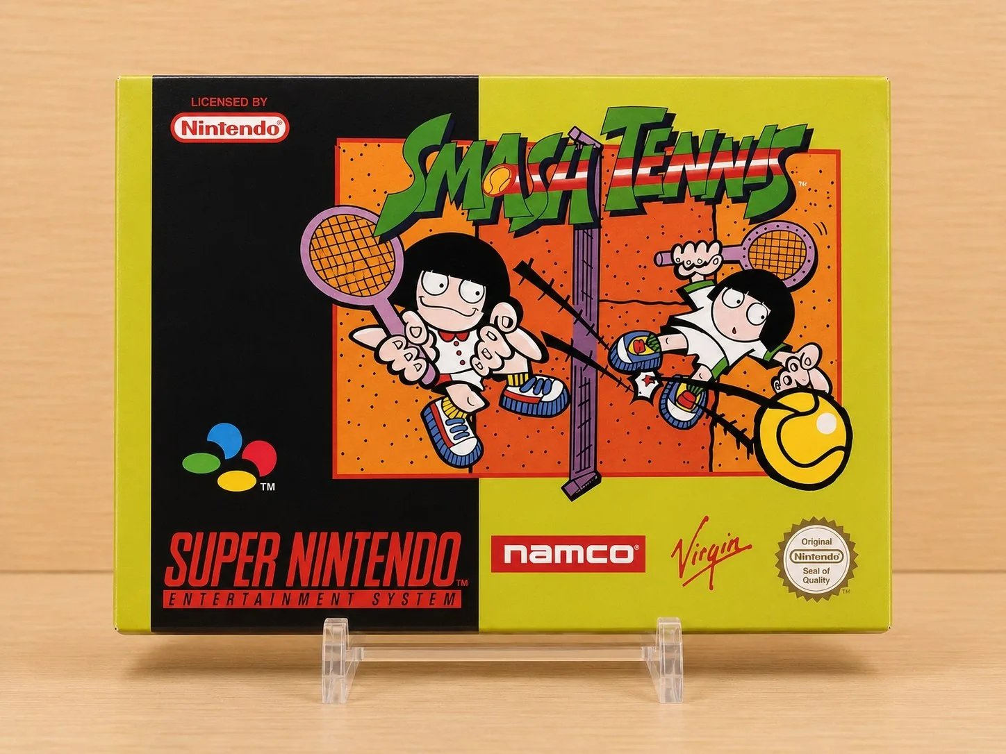 Caja Smash Tennis SNES