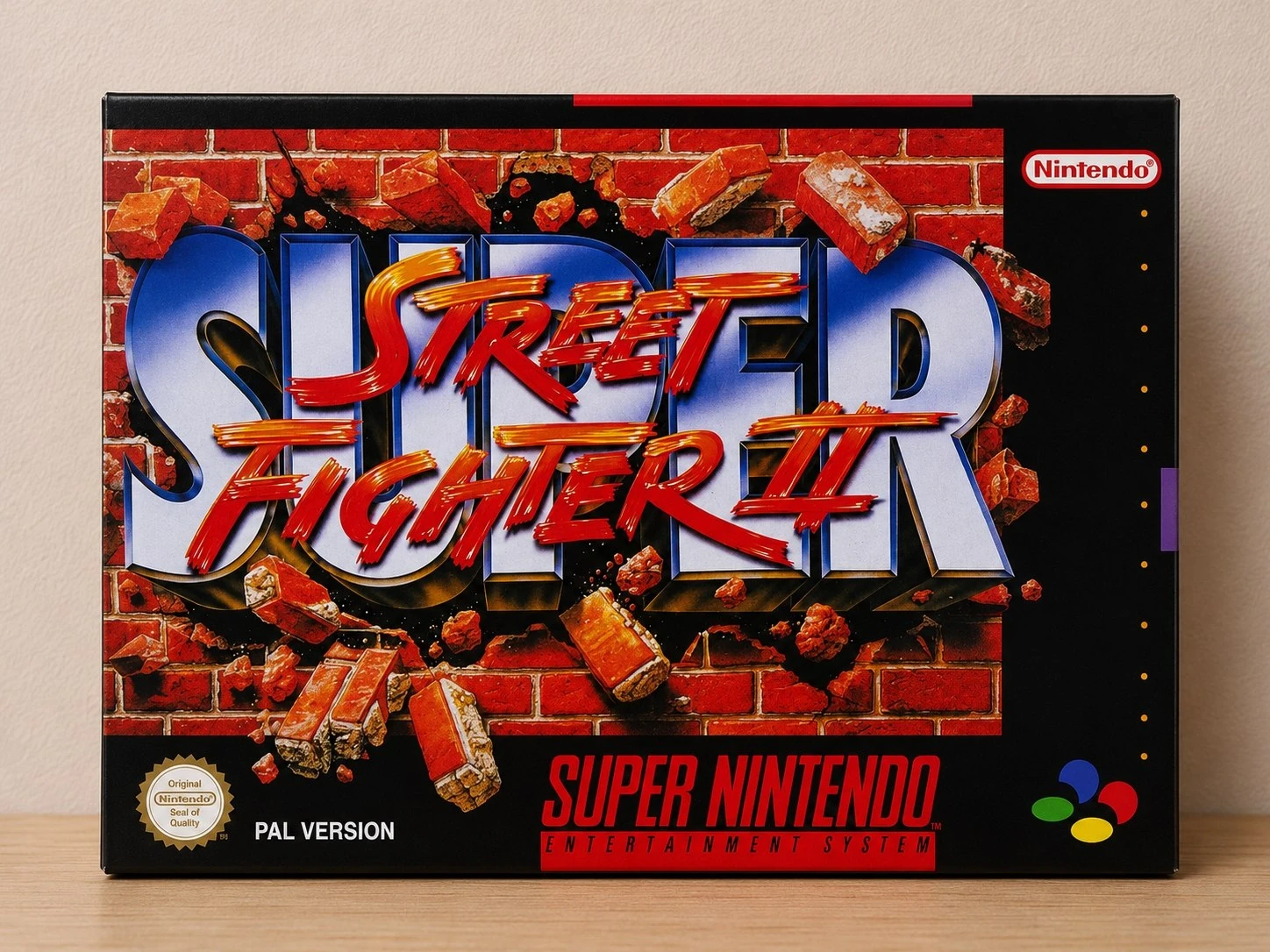 Caja Super Street Fighter II SNES