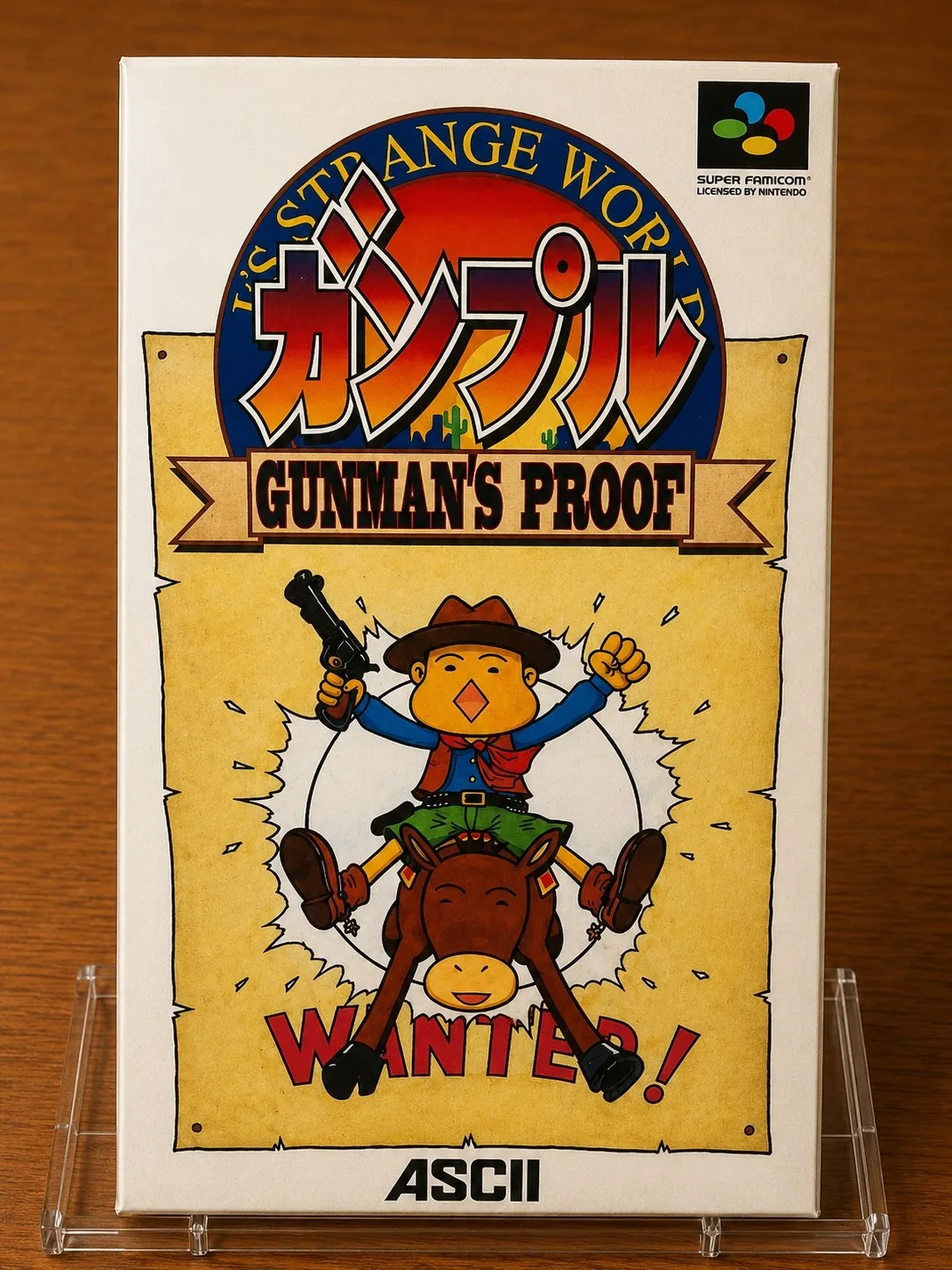 Caja Gunman's Proof Super Famicom
