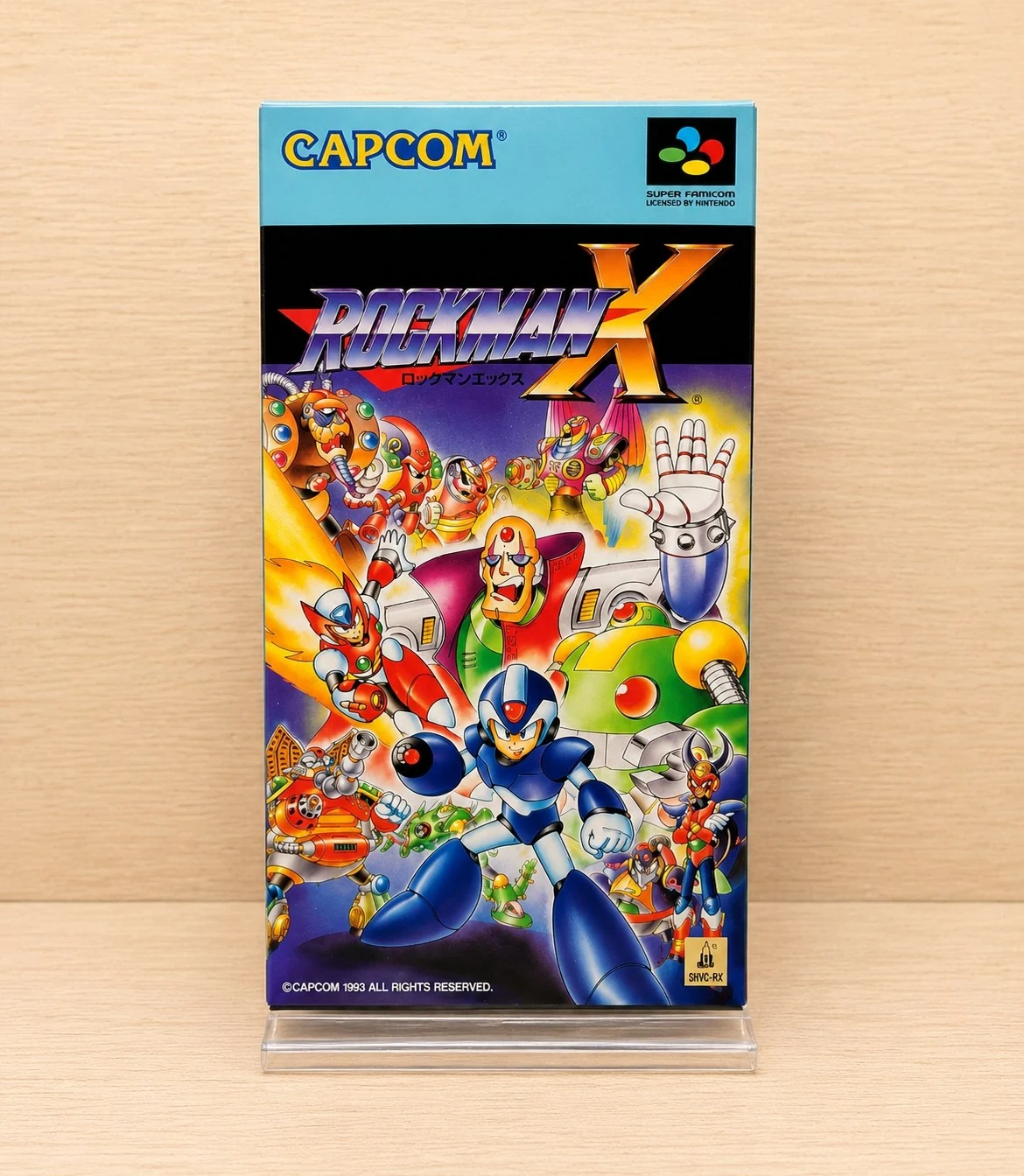 Caja Rockman X Super Famicom