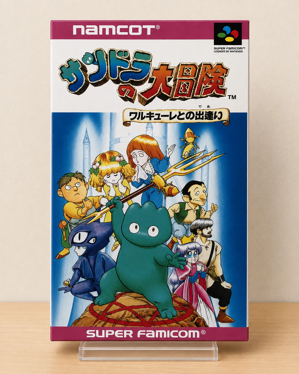 Caja repro Sandora no Daiboken Super Famicom frontal